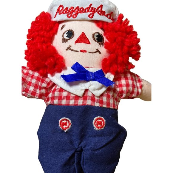 Raggedy Andy Doll - 8.5 Inches Long - With Embroidered Sailor Cap! - Picture 9 of 10